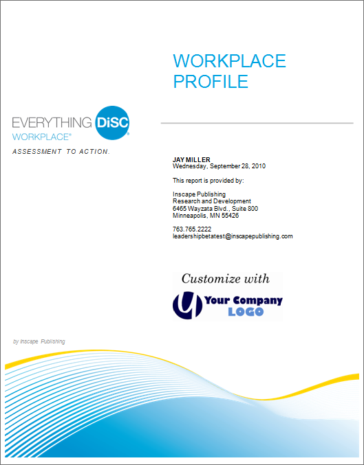 Sample Report for Everything DiSC Workplace