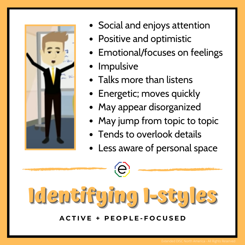 Identifying I-styles: Active and People-Oriented